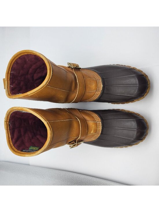 Vintage L.L. Bean Maine Hunting Shoe Boot Mens 10 Usa Made Duck boots Gorpcore main image 5